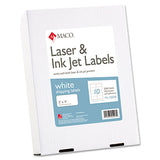 White Laser-inkjet Shipping And Address Labels, Inkjet-laser Printers, 2 X 4, White, 10-sheet, 250 Sheets-box