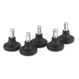 Low Profile Bell Glides, B Stem, 110 Lbs-glide, 5-set