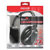 Bass 13 Headphone With Mic, Black