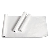 Exam Table Paper, Deluxe Crepe, 18" X 125ft, White, 12 Rolls-carton