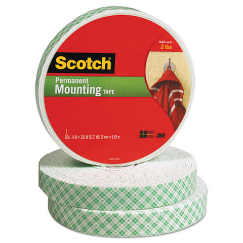 Foam Mounting Double-sided Tape, 3-4" Wide X 350" Long