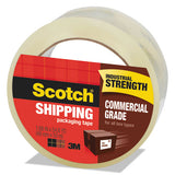 3750 Commercial Grade Packaging Tape, 3" Core, 1.88" X 54.6 Yds, Clear