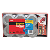 3850 Heavy-duty Packaging Tape With Dp300 Dispenser, 3" Core, 1.88" X 54.6 Yds, Clear, 12-pack