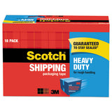 3850 Heavy-duty Packaging Tape Cabinet Pack, 3" Core, 1.88" X 54.6 Yds, Clear, 18-pack