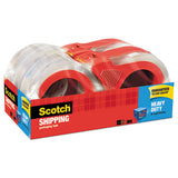 3850 Heavy-duty Packaging Tape With Dispenser, 3" Core, 1.88" X 54.6 Yds, Clear, 4-pack