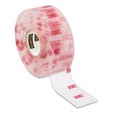 Double-sided Mounting Tape, Industrial Strength, 1" X 60", Clear-red Liner