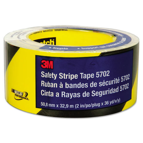 Caution Stripe Tape, 2w X 108 Ft Roll