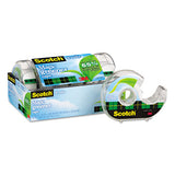 Magic Greener Tape With Dispenser, 1" Core, 0.75" X 50 Ft, Clear, 6-pack