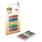 Arrow 1-2" Page Flags, Blue-green-purple-red-yellow, 20-color, 100-pack