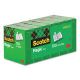 Magic Tape Refill, 1" Core, 0.75" X 83.33 Ft, Clear, 6-pack