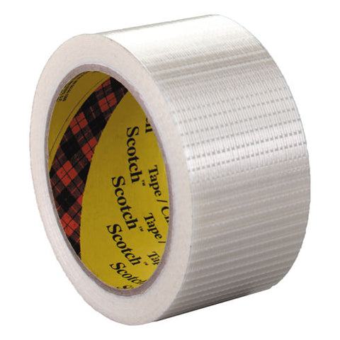 Bi-directional Filament Tape, 3" Core, 50 Mm X 50 M, Clear