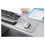 Precise Mouse Pad, Nonskid Back, 9 X 8, Gray-bitmap