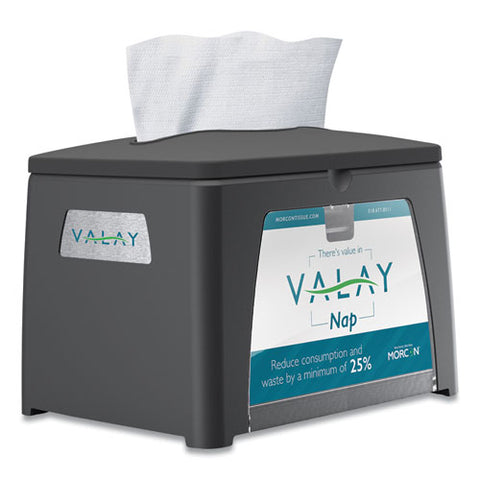 Valay Table Top Napkin Dispenser, 6.5 X 8.4 X 6.3, Black