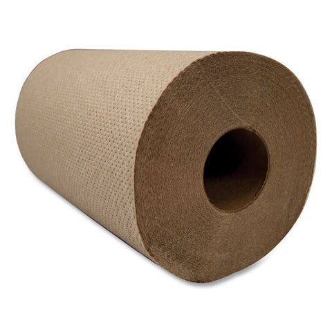 Morsoft Universal Roll Towels, 8" X 350 Ft, Brown, 12 Rolls-carton