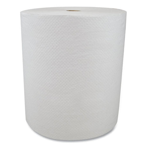 Valay Proprietary Roll Towels, 1-ply, 8" X 800 Ft, White, 6 Rolls-carton