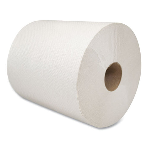 Morsoft Universal Roll Towels, 8" X 800 Ft, White, 6 Rolls-carton