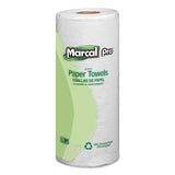 100% Premium Recycled Kitchen Roll Towels, 2-ply, 11 X 9, White, 70-roll, 30 Rolls-carton