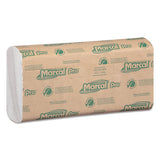 100% Recycled Folded Paper Towels, 12 7-8x10 1-8,c-fold, White,150-pk, 16 Pk-ct