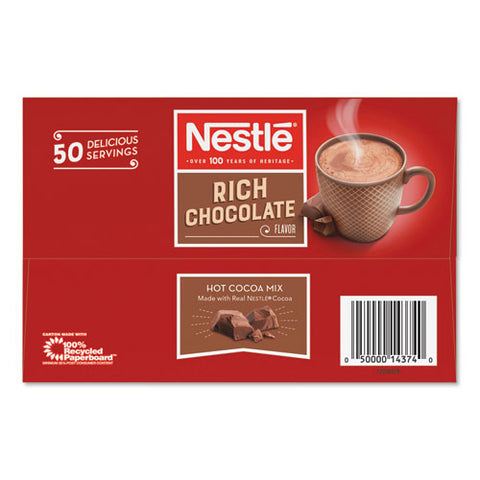 Hot Cocoa Mix, Rich Chocolate, .71oz, 50-box