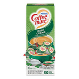 Liquid Coffee Creamer, Irish Creme, 0.38 Oz Mini Cups, 50-box, 4 Boxes-carton, 200 Total-carton