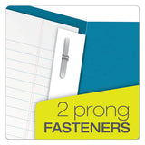 Twin-pocket Folders With 3 Fasteners, Letter, 1-2" Capacity, Assorted, 25-box