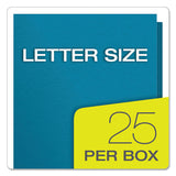 Twin-pocket Folders With 3 Fasteners, Letter, 1-2" Capacity, Assorted, 25-box