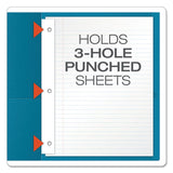 Twin-pocket Folders With 3 Fasteners, Letter, 1-2" Capacity, Assorted, 25-box