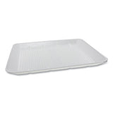 Supermarket Tray, #1014 Family Pack Tray, 13.88 X 9.88 X 1, White, 100-carton