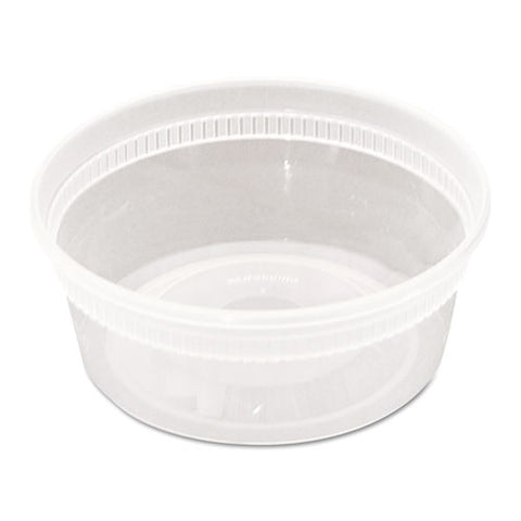 Delitainer Microwavable Combo, 8 Oz, 1.13 X 2.8 X 1.33, Clear, 240-carton