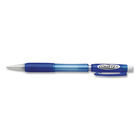 Cometz Mechanical Pencil, 0.9 Mm, Hb (#2.5), Black Lead, Blue Barrel, Dozen