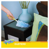 Dusters Starter Kit, Dust Lock Fiber, 6" Handle, Blue-yellow, 6-carton