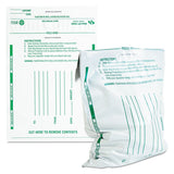 Poly Night Deposit Bags W-tear-off Receipt, 10 X 13, Opaque, 100 Bags-pack