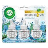 Scented Oil Refill, Fresh Waters, 0.67oz, 3-pack, 6 Packs-carton