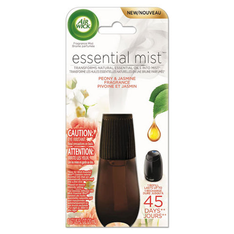 Essential Mist Refill, Peony And Jasmine, 0.67 Oz, 6-carton