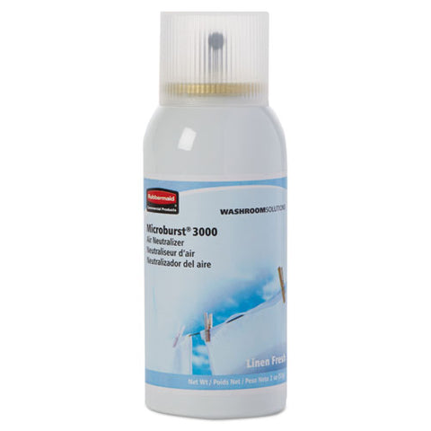 Microburst 3000 Refill, Linen Fresh, 2 Oz Aerosol, 12-carton