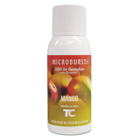 Microburst 3000 Refill, Mango, 2 Oz Aerosol, 12-carton