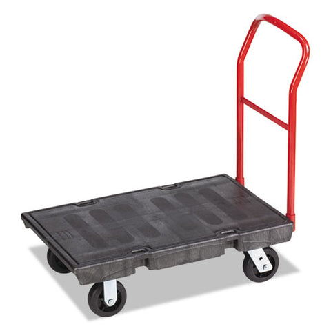 Heavy-duty Platform Truck Cart, 1,000 Lb Capacity, 24 X 36 Platform, Black