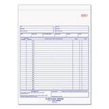 Purchase Order Book, 8 1-2 X 11, Letter, Three-part Carbonless, 50 Sets-book