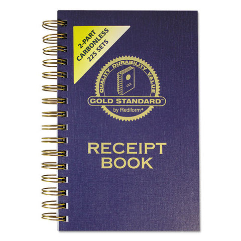 Money Receipt Book, 5 X 2 3-4, Two-part Carbonless, 225 Sets-book