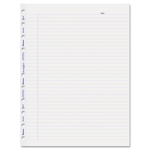 Miraclebind Ruled Paper Refill Sheets, 11 X 9-1-16, White, 50 Sheets-pack