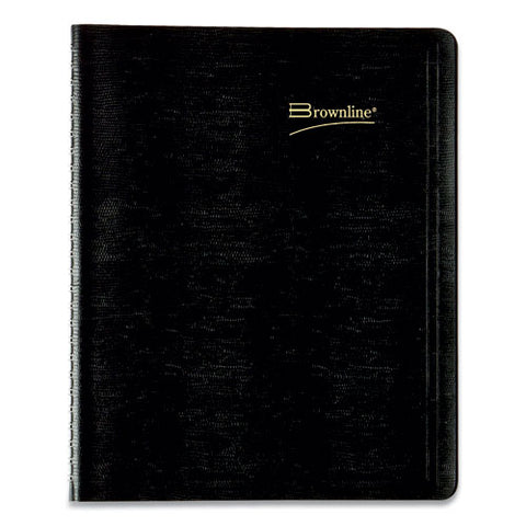 Essential Collection 14-month Ruled Planner, 8.88 X 7.13, Black, 2021