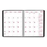 Essential Collection 14-month Ruled Planner, 11 X 8.5, Black, 2021