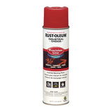 Industrial Choice M1800 System Water-based Precision Line Marking Paint, Flat Safety Red, 17 Oz Aerosol Can, 12/carton