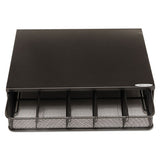 One Drawer Hospitality Organizer, 5 Compartments, 12 1-2 X 11 1-4 X 3 1-4, Bk