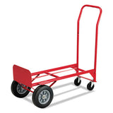 Two-way Convertible Hand Truck, 500-600 Lb Capacity, 18w X 51h, Red