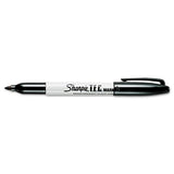 T.e.c. Permanent Marker, Fine Bullet Tip, Black