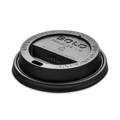 Lid,cup,hot,pls,8oz,bk