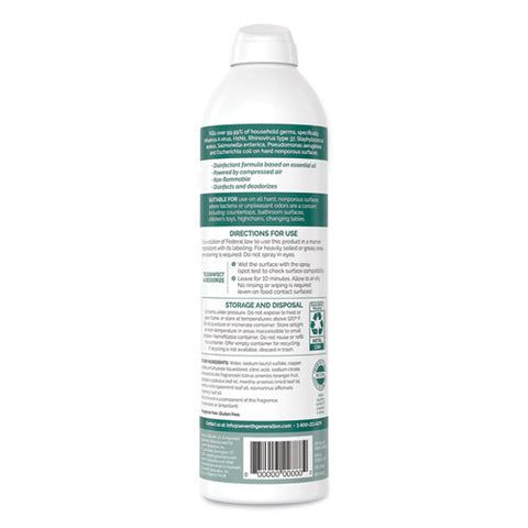 Disinfectant Sprays, Eucalyptus-spearmint-thyme, 13.9 Oz Spray Bottle, 8-carton