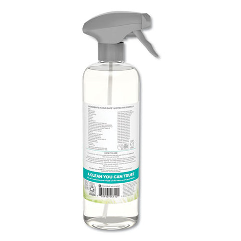 Natural Glass And Surface Cleaner, Sparkling Seaside, 23 Oz Trigger Spray Bottle, 8-carton