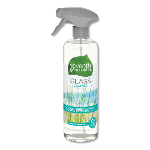 Natural Glass And Surface Cleaner, Sparkling Seaside, 23 Oz Trigger Spray Bottle